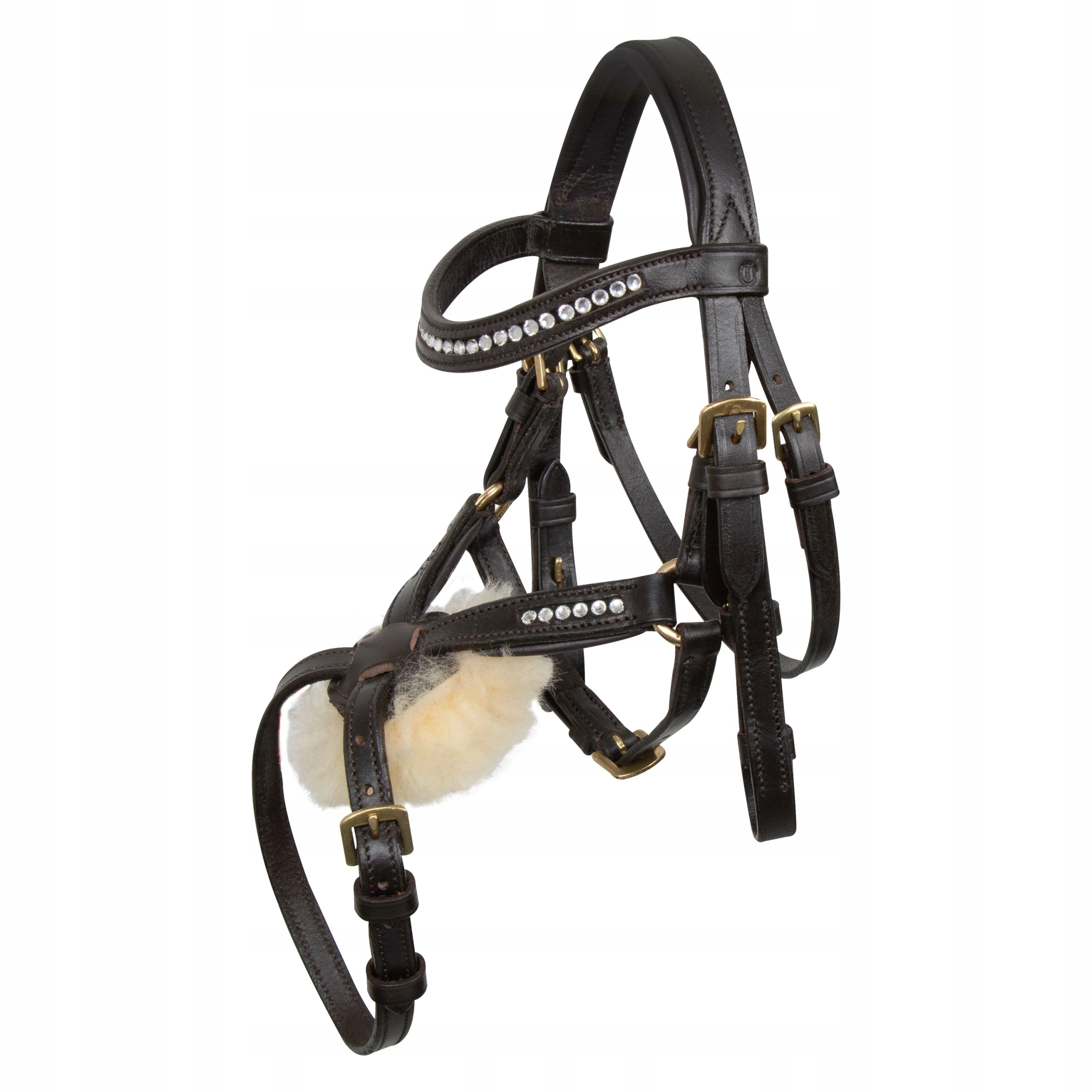 Ogłowie dla konia na kiju Imperial Riding Free Spirit Hobby Horse brązowe