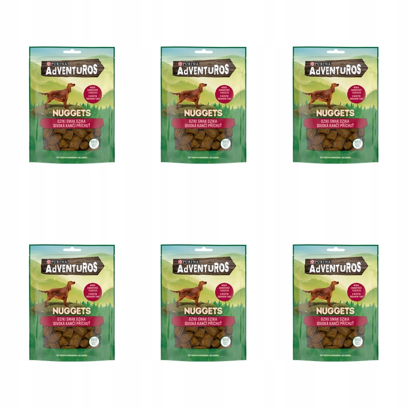 Adventuros Nuggets Divoká chuť divočáka 90 g X6