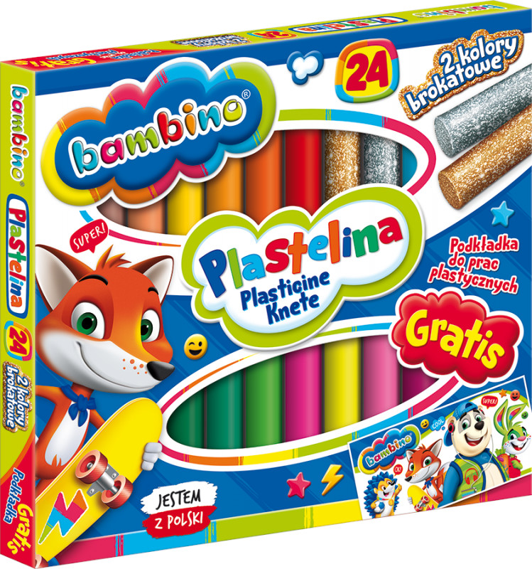 

Plastelina Bambino (24 kol) podkładka