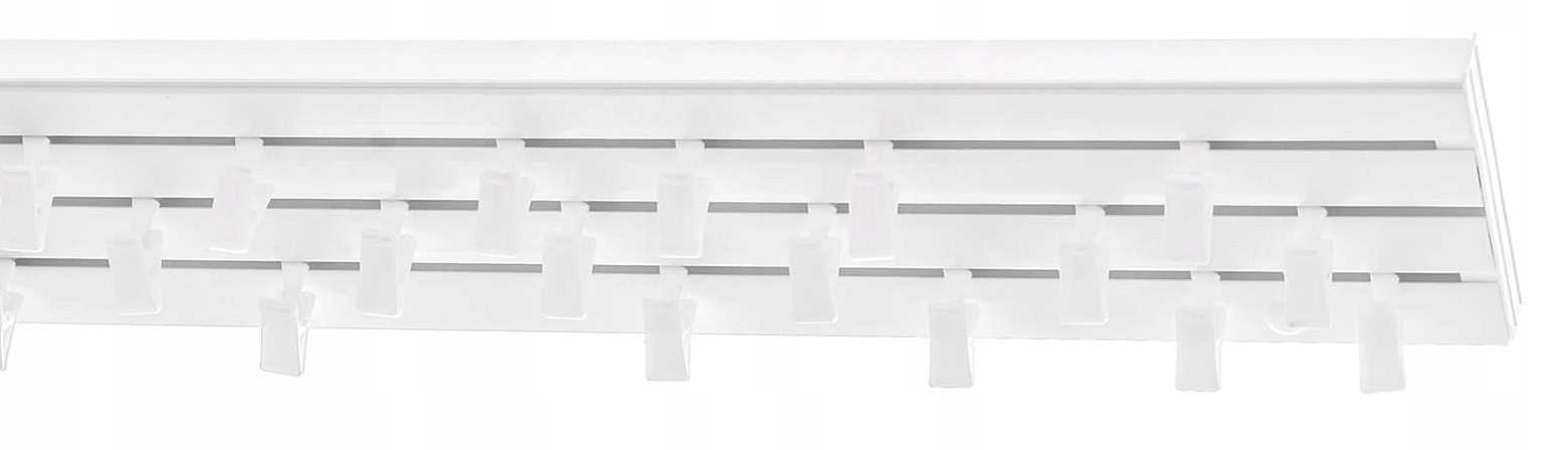 

Karnisz potrójny Szyna Pcv Sufitowa 320cm Kpl