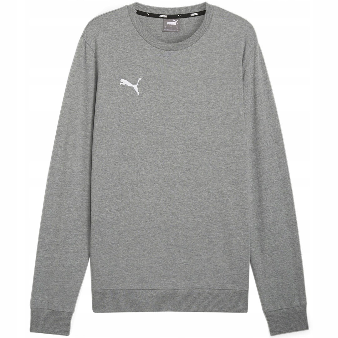 Pánská mikina Puma Team Goal Casuals Crew Neck Sweat šedá 658592 33 XL