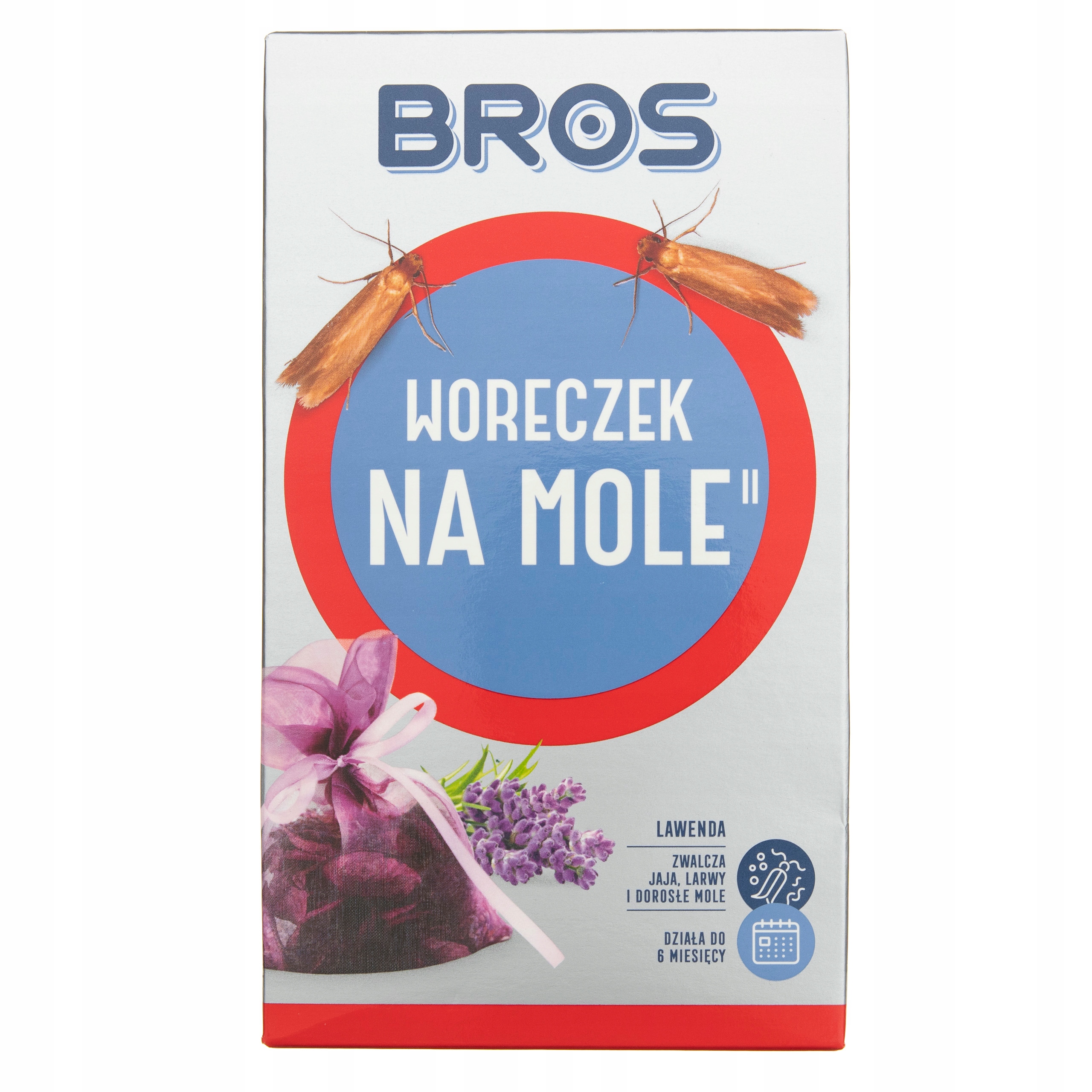 

Bros Woreczek na mole Lawenda Przyjemny aromat 1sz