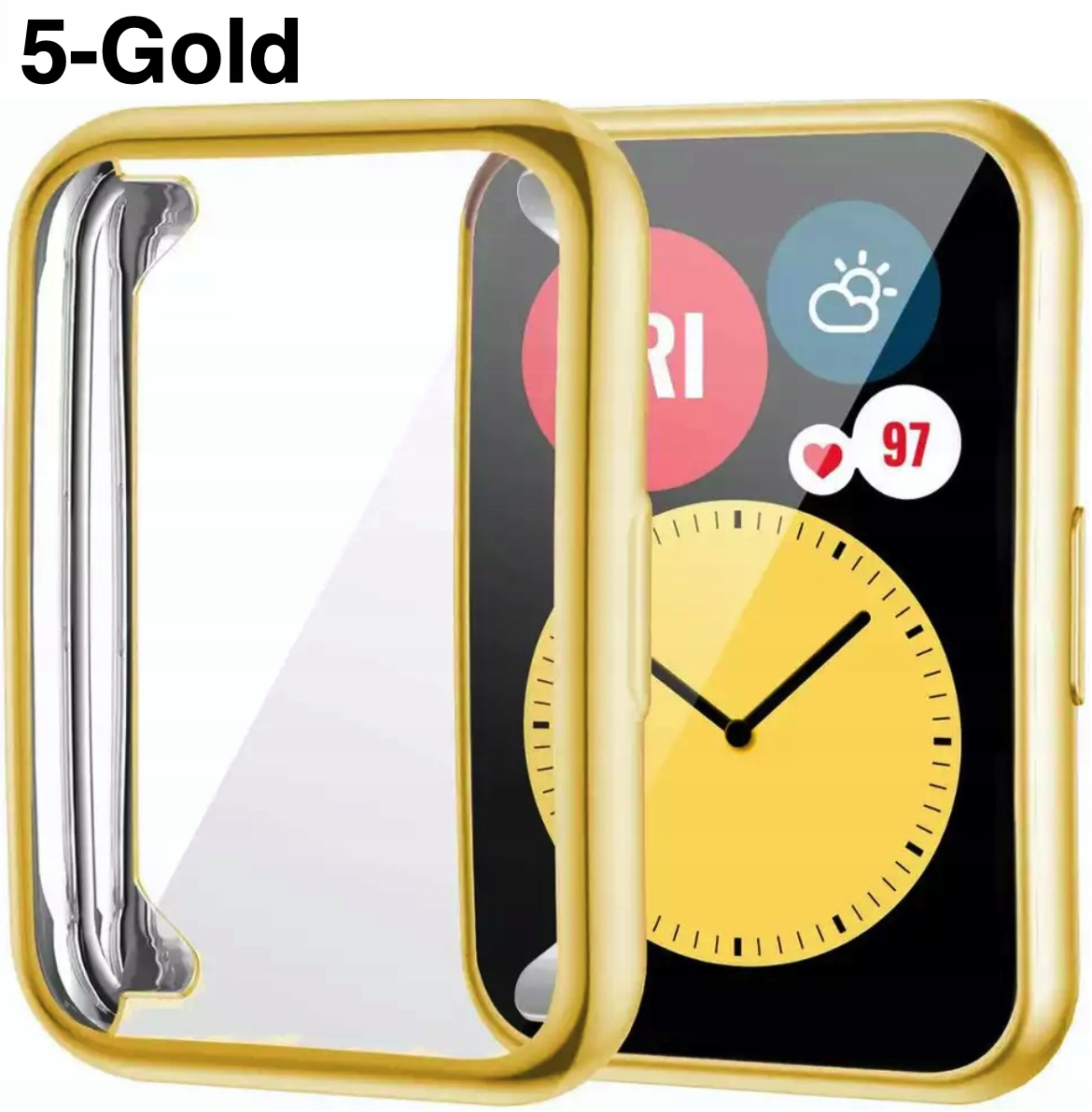 ETUI DO HUAWEI WATCH FIT 3 ELEGANT CASE - RÓŻNE KOLORY SILIKONOWE Stan opakowania oryginalne