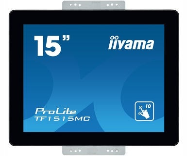 Iiyama Monitor 15 palců ProLite TF1515MC-B2 s kapacitou 10 bodů, pěna, 4:3,TN