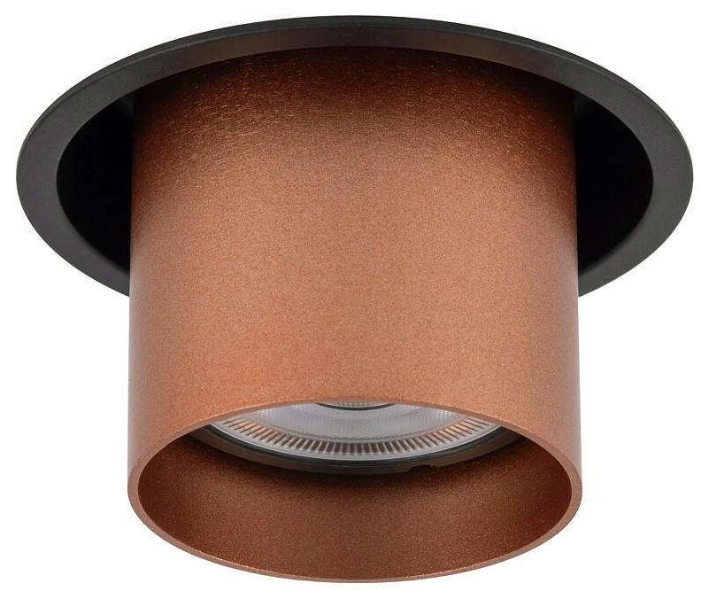 Stropní svítidlo Mono Slide Černá Měděná 1xGU10 IP20