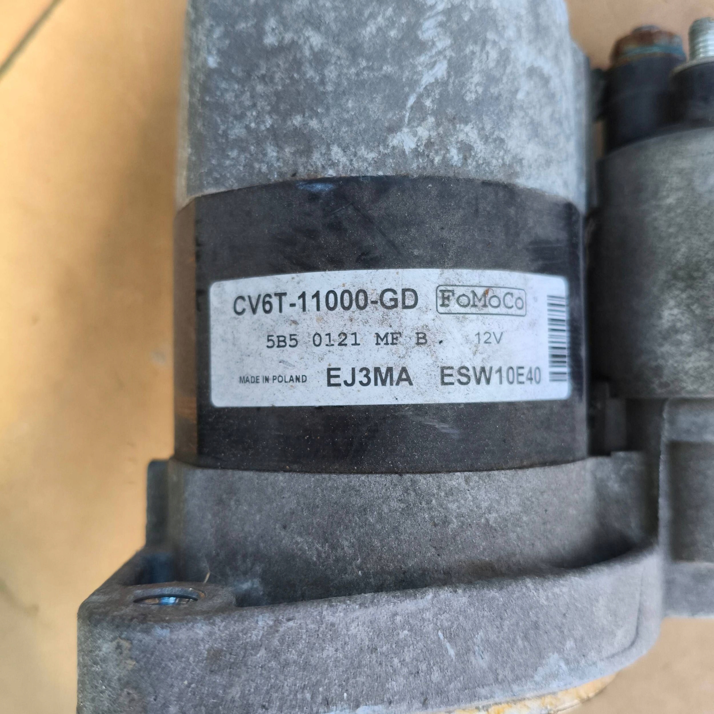 Ford Fiesta MK7 1.0 starter