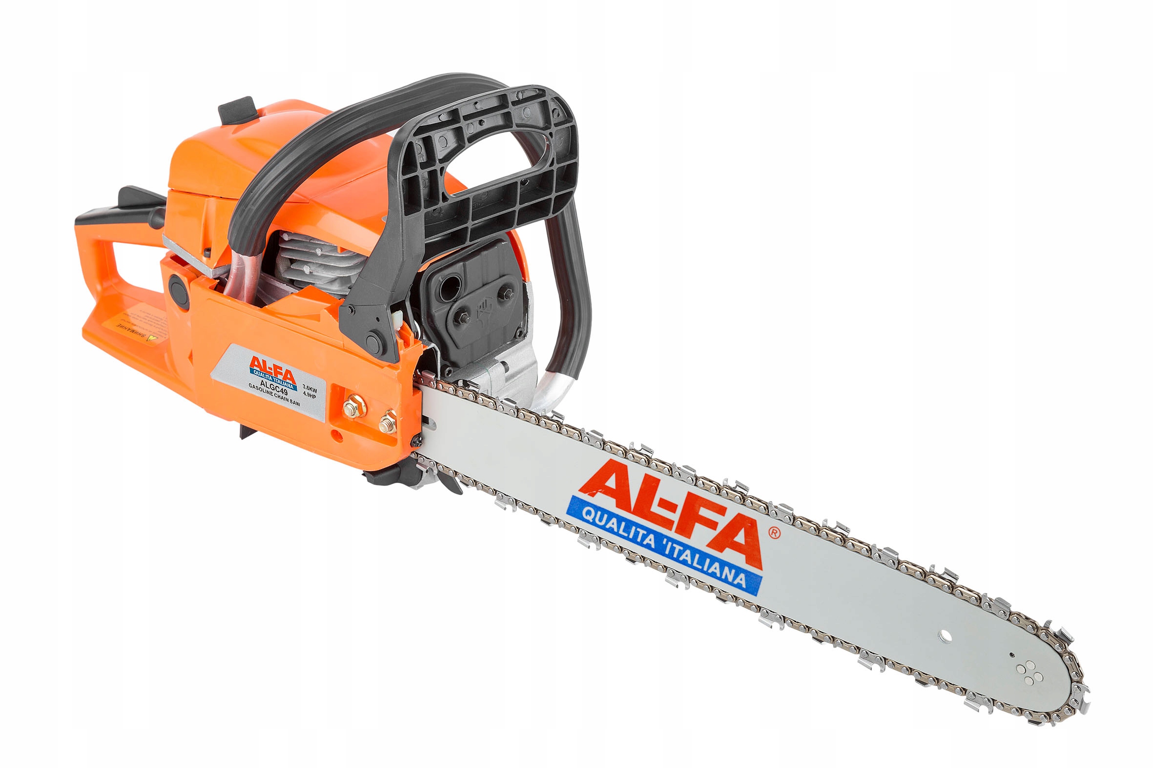 PIŁA SPALINOWA MOTOROWA PILARKA ŁAŃCUCHOWA DO DREWNA MOC PROWADNICA ZESTAW Moc 3600 W