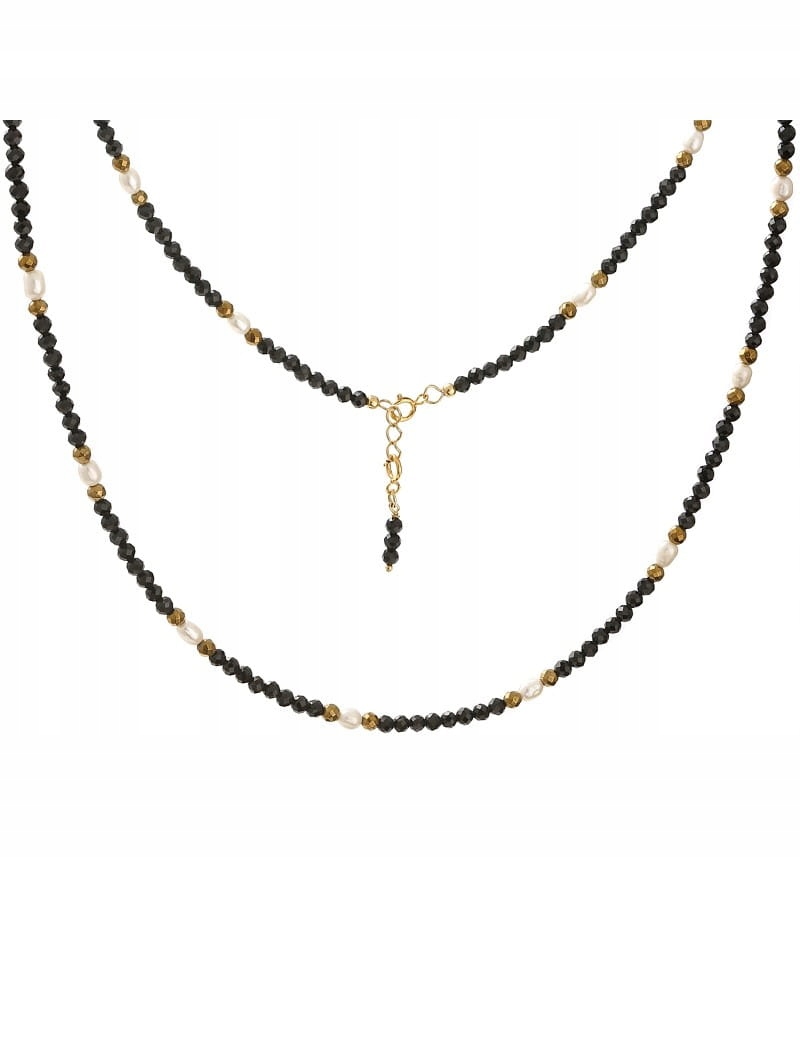 

Złoty Choker Spinel Perła 925