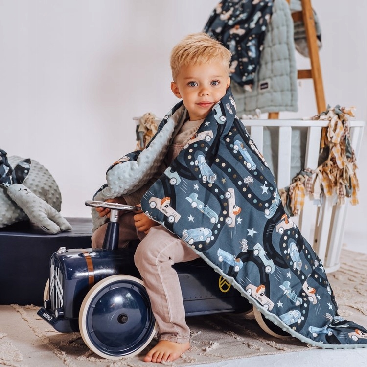 La Millou Kocyk Średniaka Boho Palms dziecięcy Szerokość produktu 80 cm