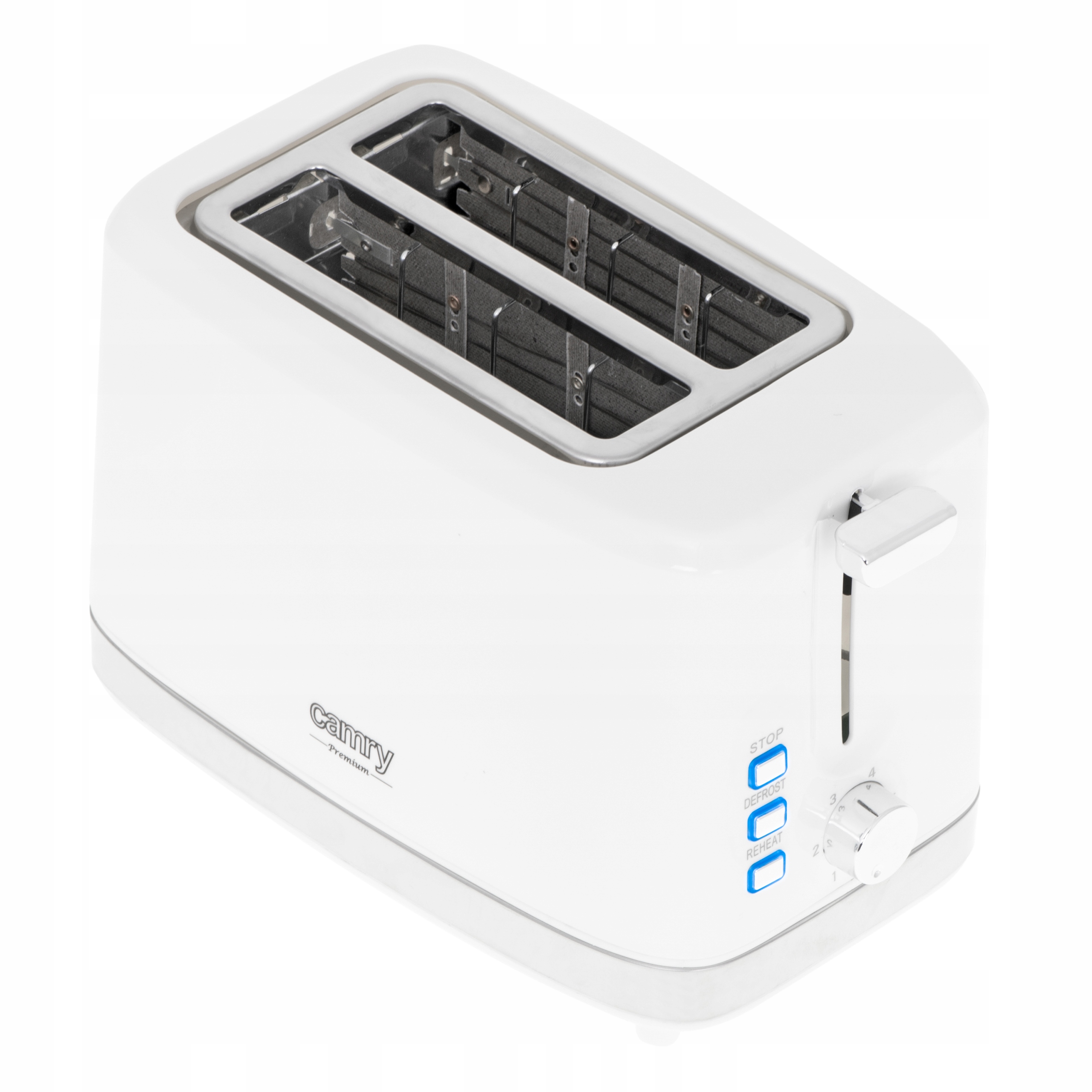 Toster CR 3219 2 kromki 900W z regulacją mocy i rusztem