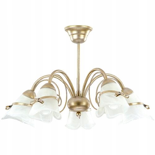 LAMPA SUFITOWA WISZĄCA KOKARDA 5PŁ