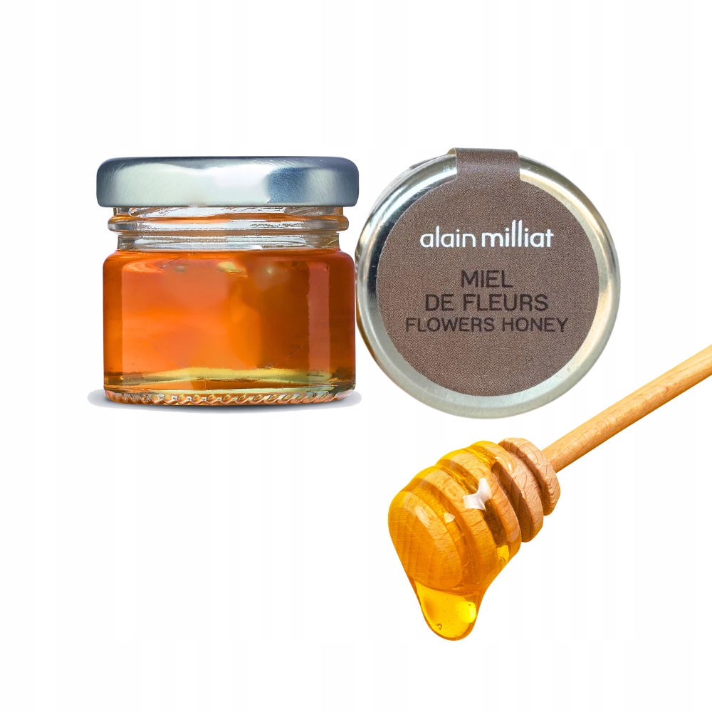 Miód wielokwiatowy w mini słoiczkach Alain Milliat 28g x 48 szt.