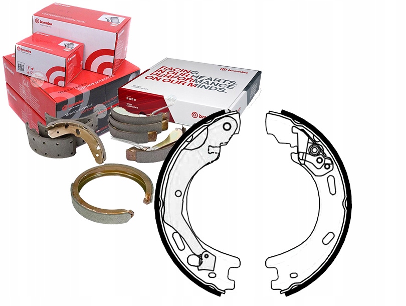 Sada Brzdových Čelistí Brembo SHU724 LS1997 Fsb