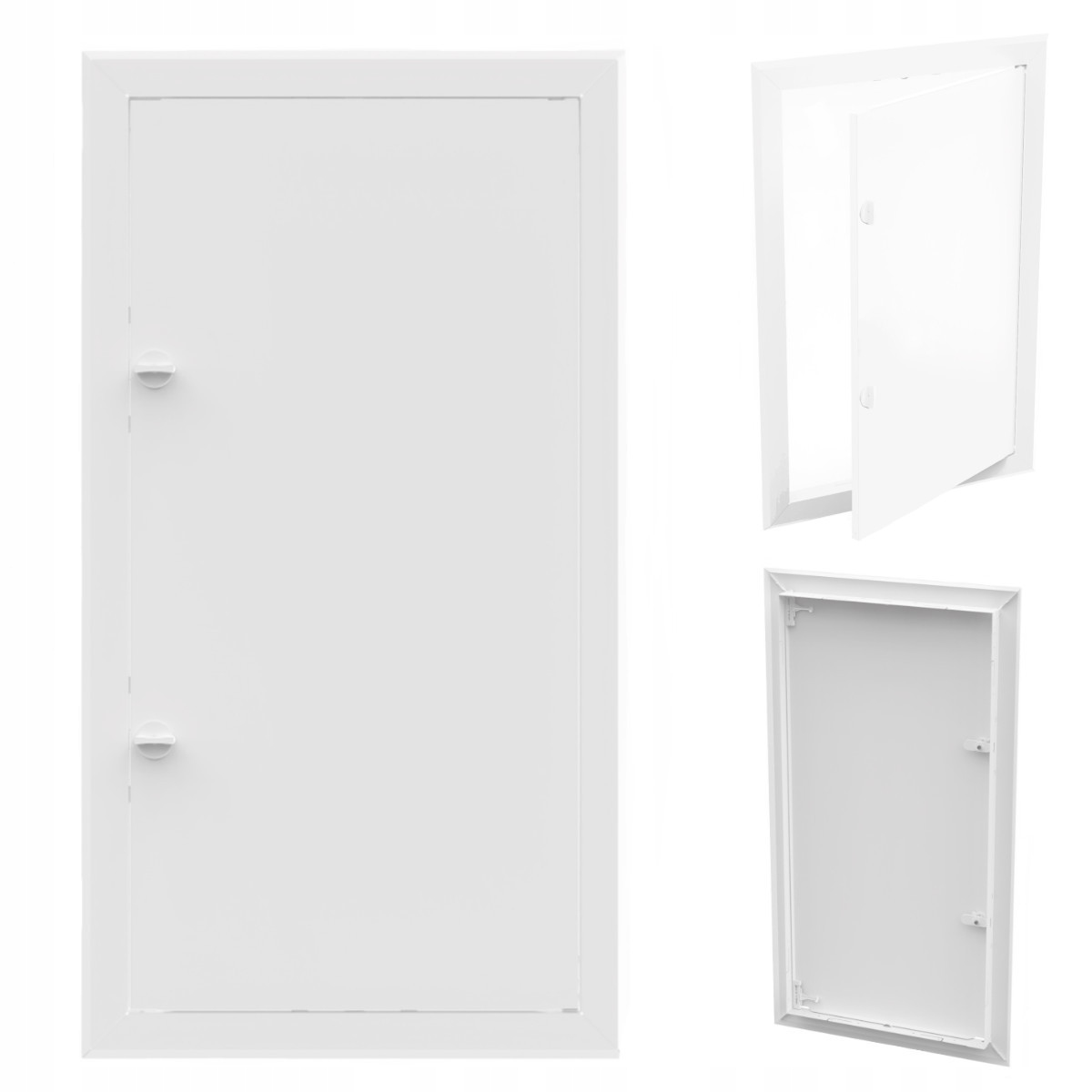 Drzwiczki Rewizyjne Metalowe Rewizja 70x120 Osłona Instalacji Klapa Biała