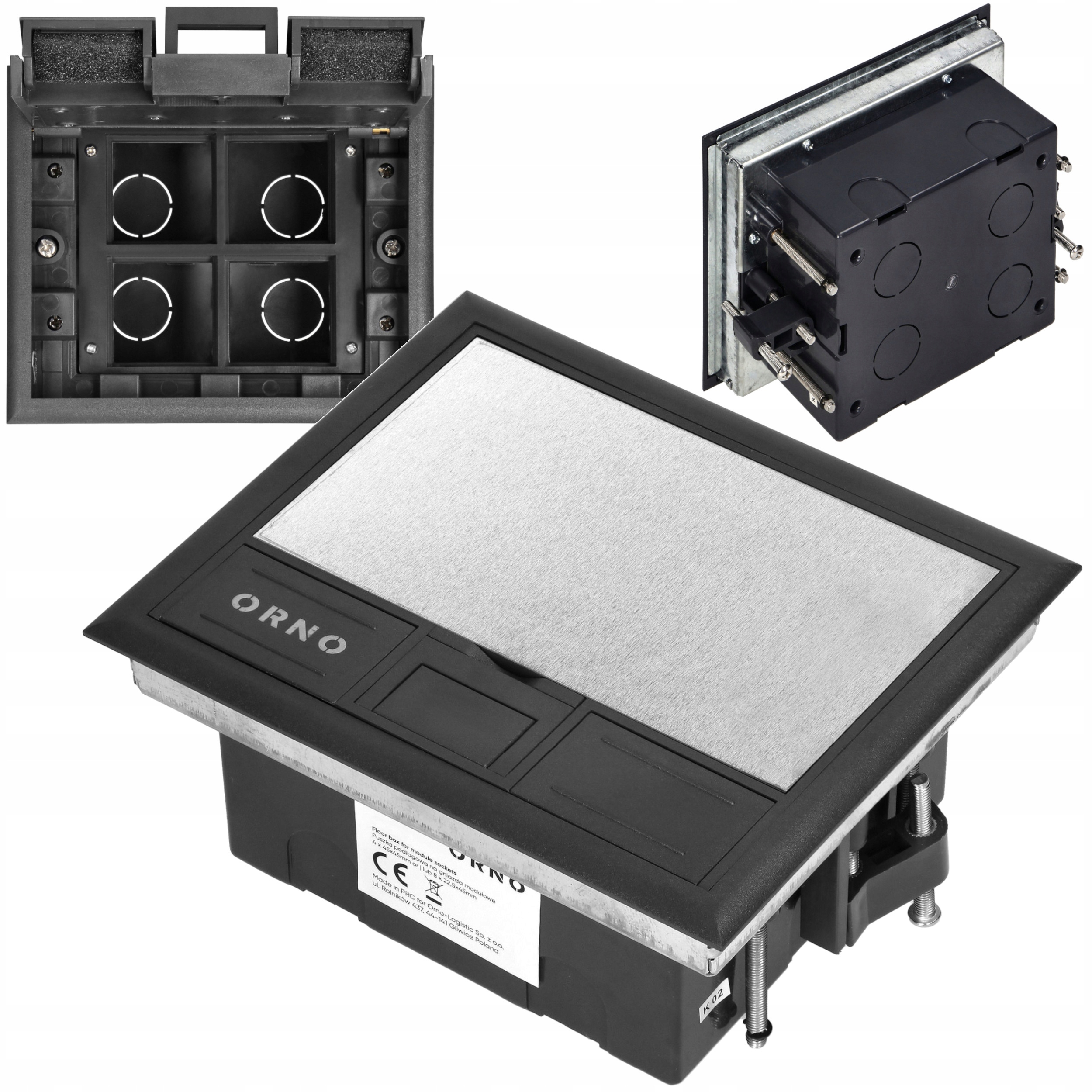 Elektrická podomítková krabice Orno 141 x 169 x 75 mm