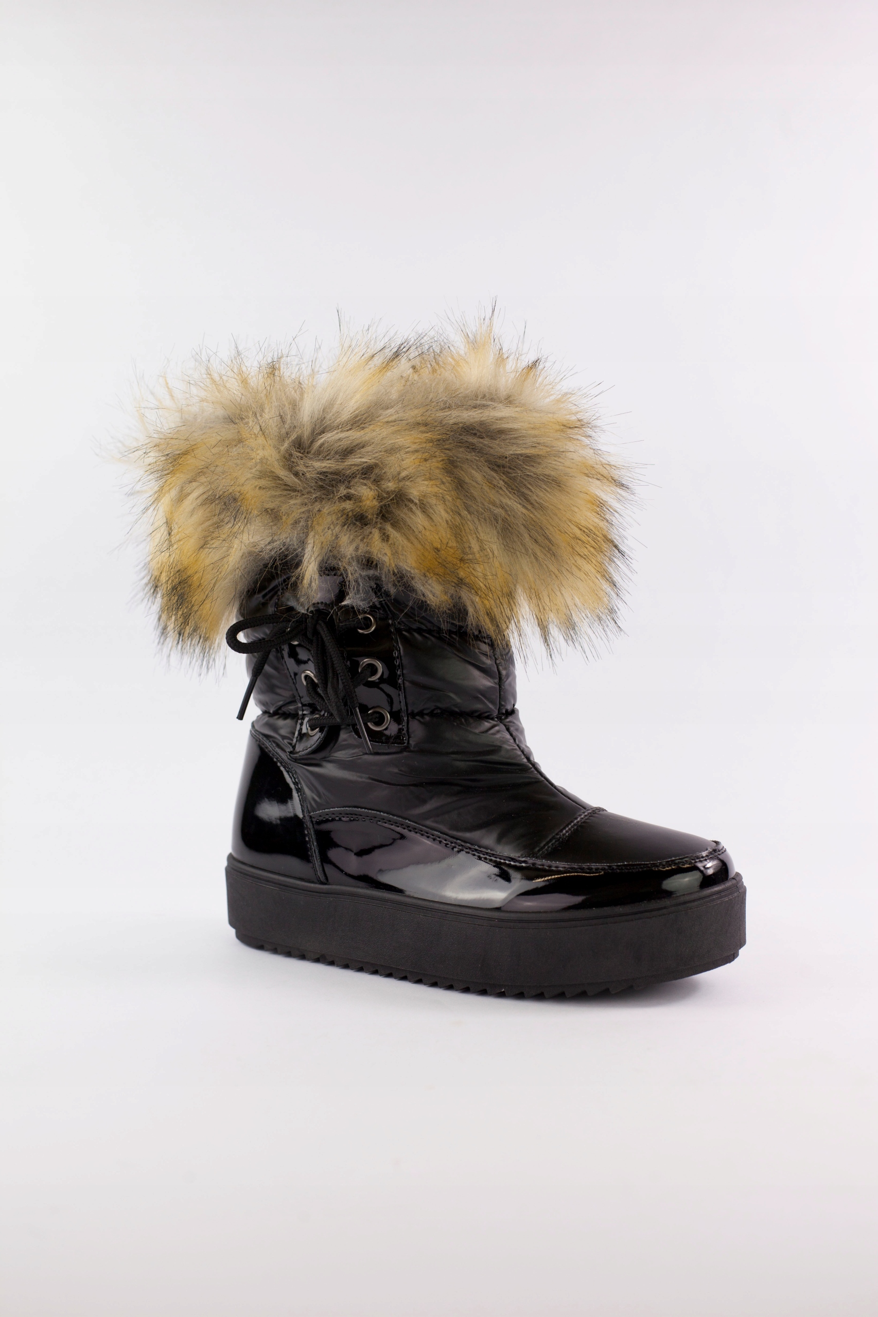 ŚNIEGOWCE botki TRAPERY kozaki FUTRO (38) Kod producenta PRETY_5706_1_BLACK