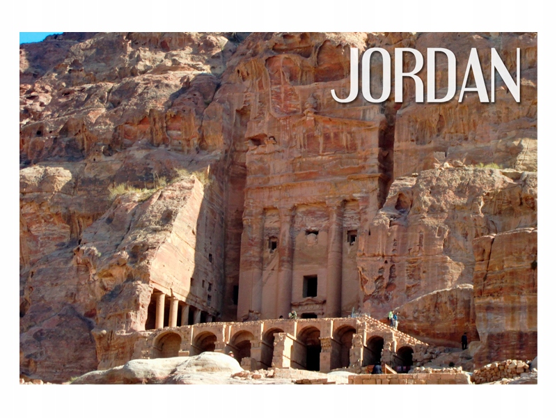 

Jordania Petra Ruiny miasta Magnes na lodówkę