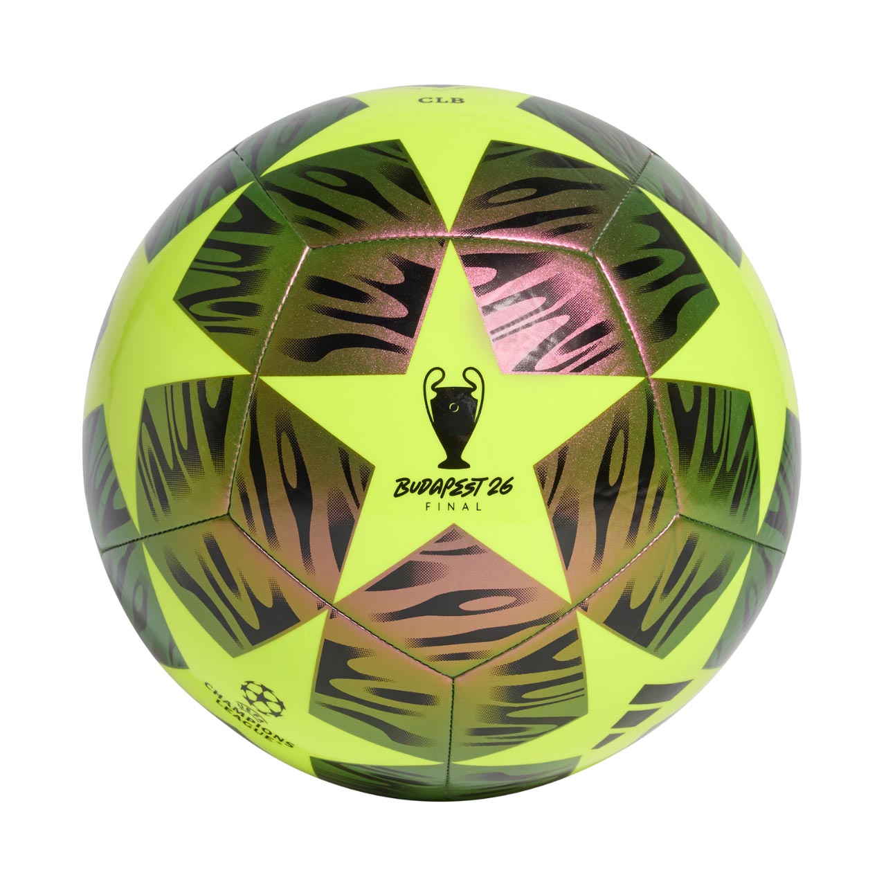 Piłka nożna adidas Ucl 25/26 Final Club zielono-czarna JX9092 roz:5