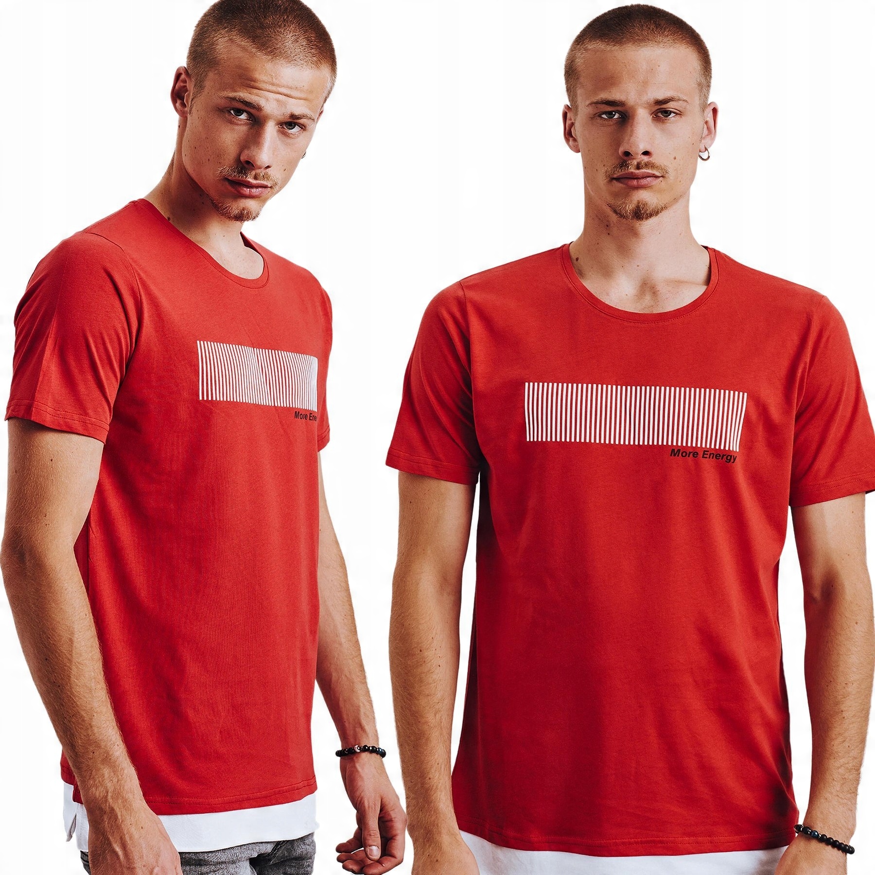 

Męska Koszulka T-shirt Z Nadrukiem rx4651 - L