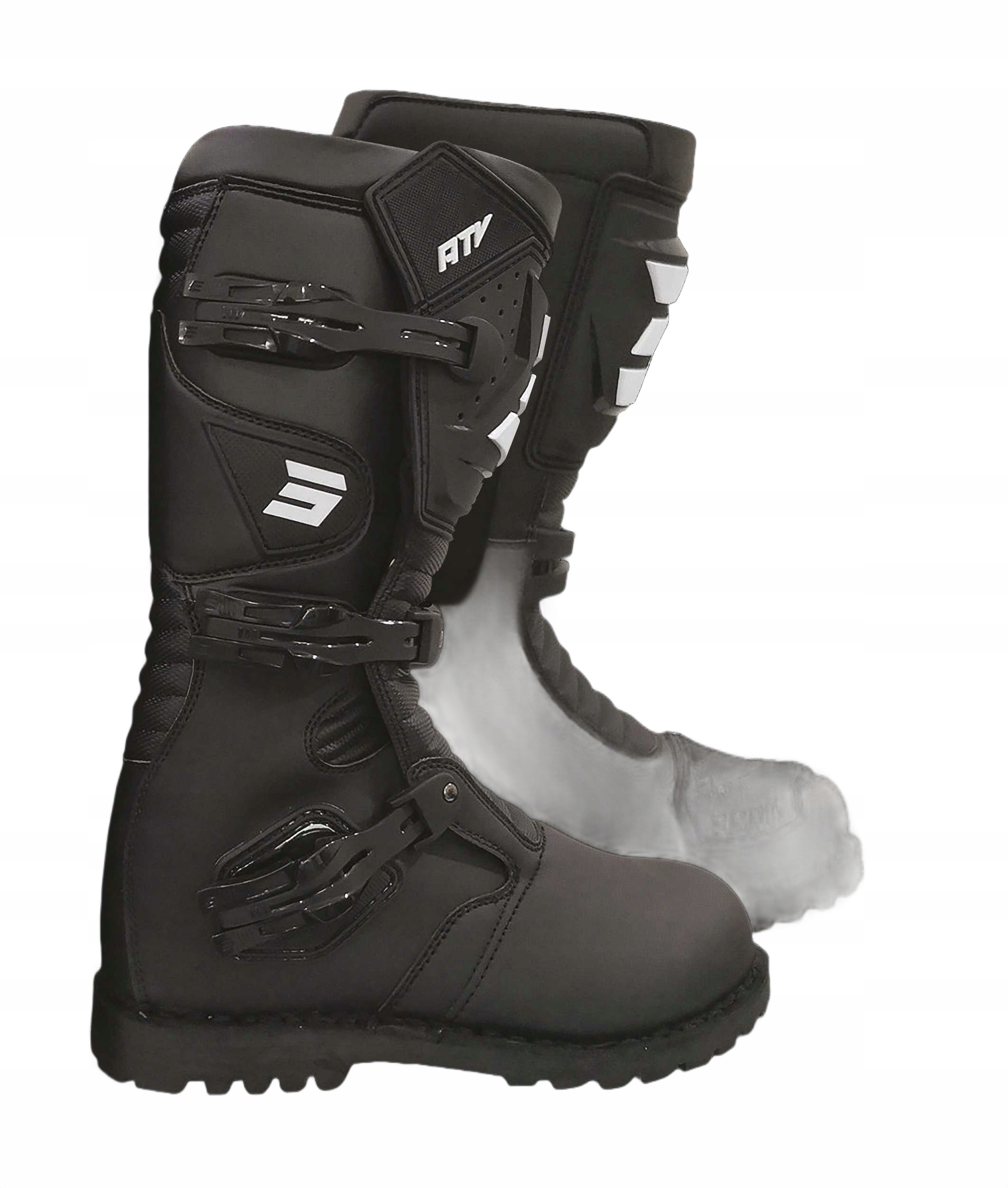 Topánky Na Cross Quada Shot Atv/trail Black 42 A09-24A1-A01-42