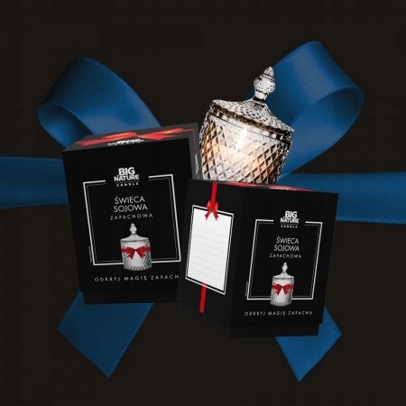 Świeca sojowa zap. insp. DIOR SAUVAGE 485g PREZENTOWA - BIG NATURE CANDLE — 5