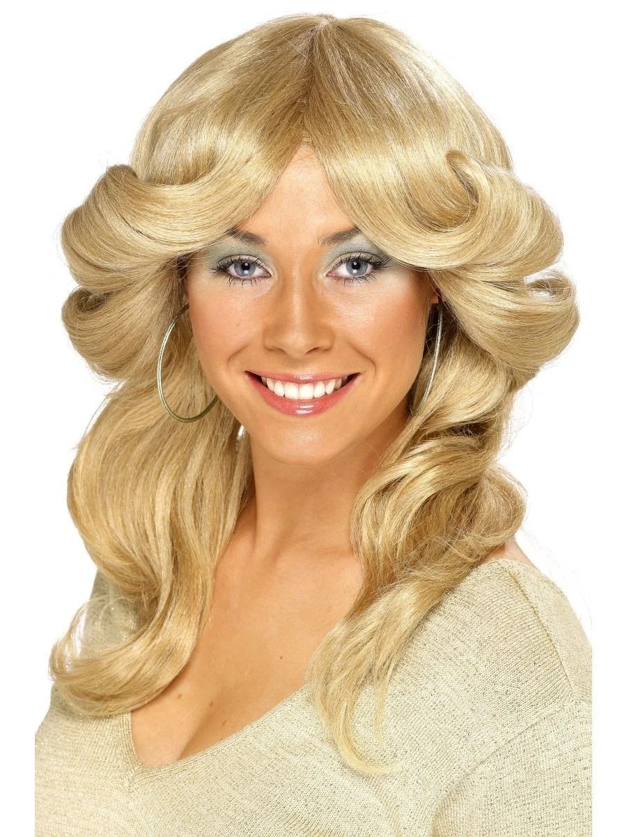 

Peruka Blond Disco Lata 70 80