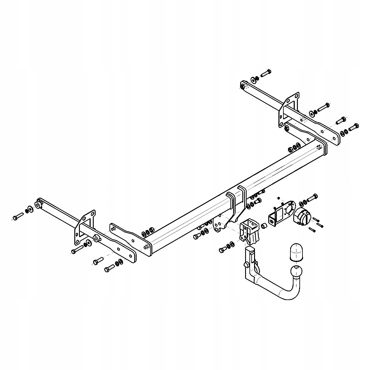 Hak holowniczy Wypinany Renault Talisman Sedan od 15 MODUŁ 13 PIN GRATIS Producent Steinhof