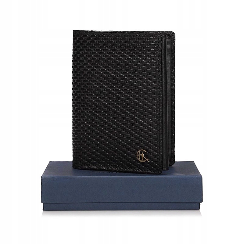 Elegantní kožená peněženka Canaletto 1555-s148/t16/RFID černá