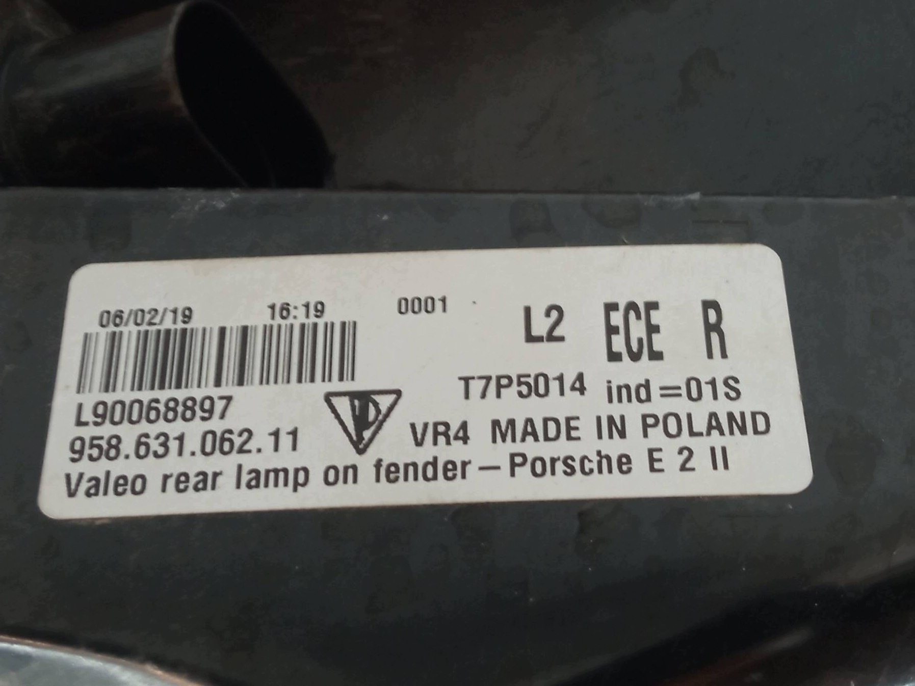 light rear part right EUROPA 958631062 Porsche Cayenne II (2010-2017)