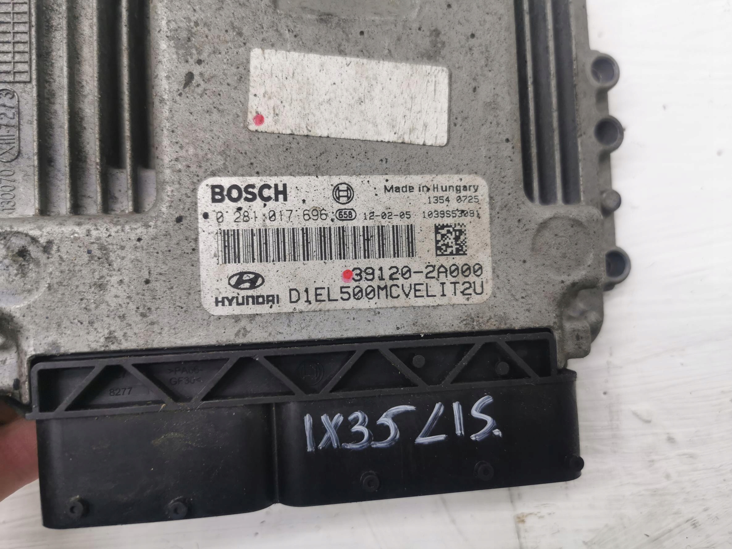 control unit of the engine HYUNDAI IX35 1.7 CRDi 116KM D4FD