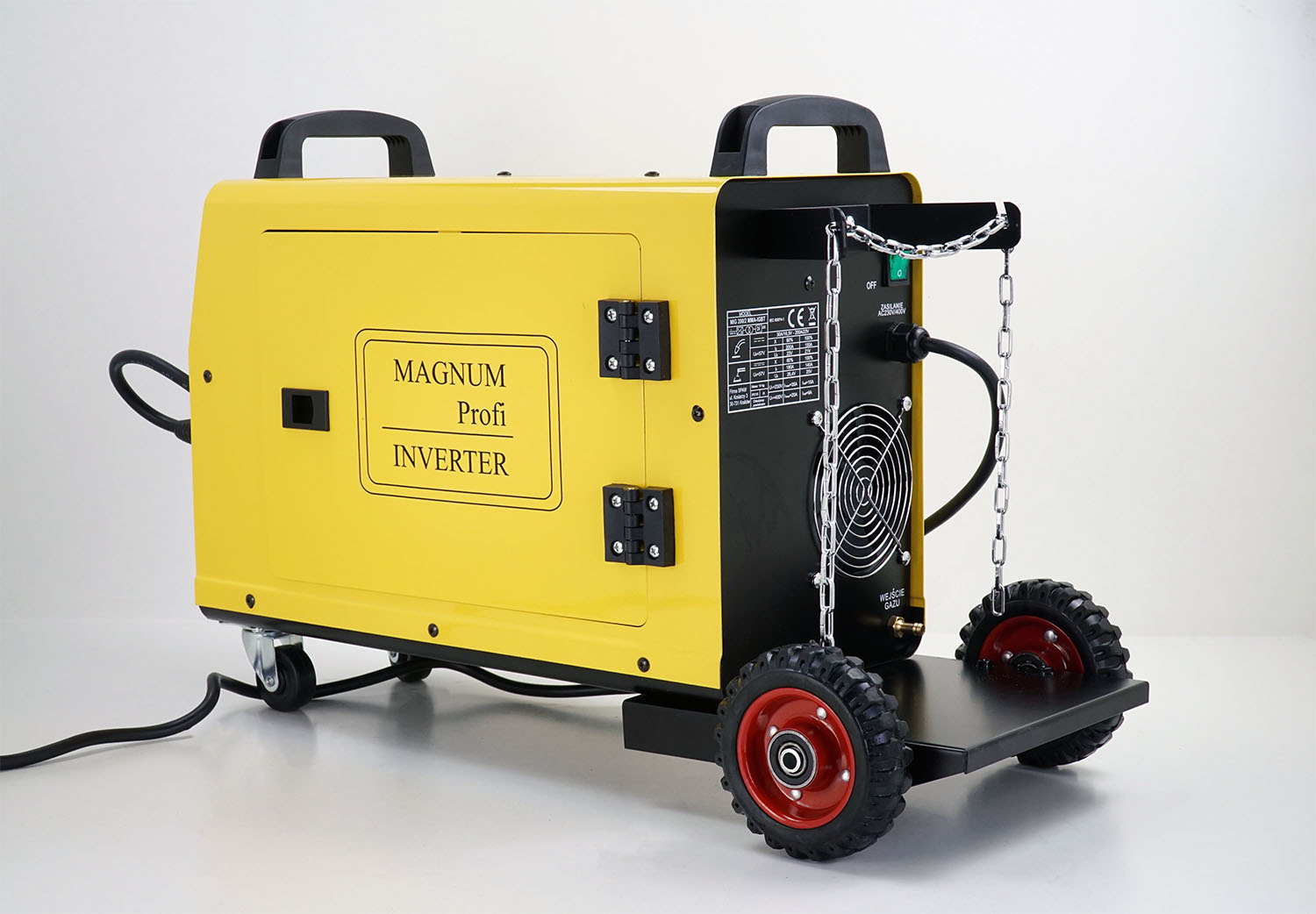 Spawarka inwertorowa MIGOMAT MAGNUM MIG 200 MMA Waga produktu z opakowaniem jednostkowym 19 kg