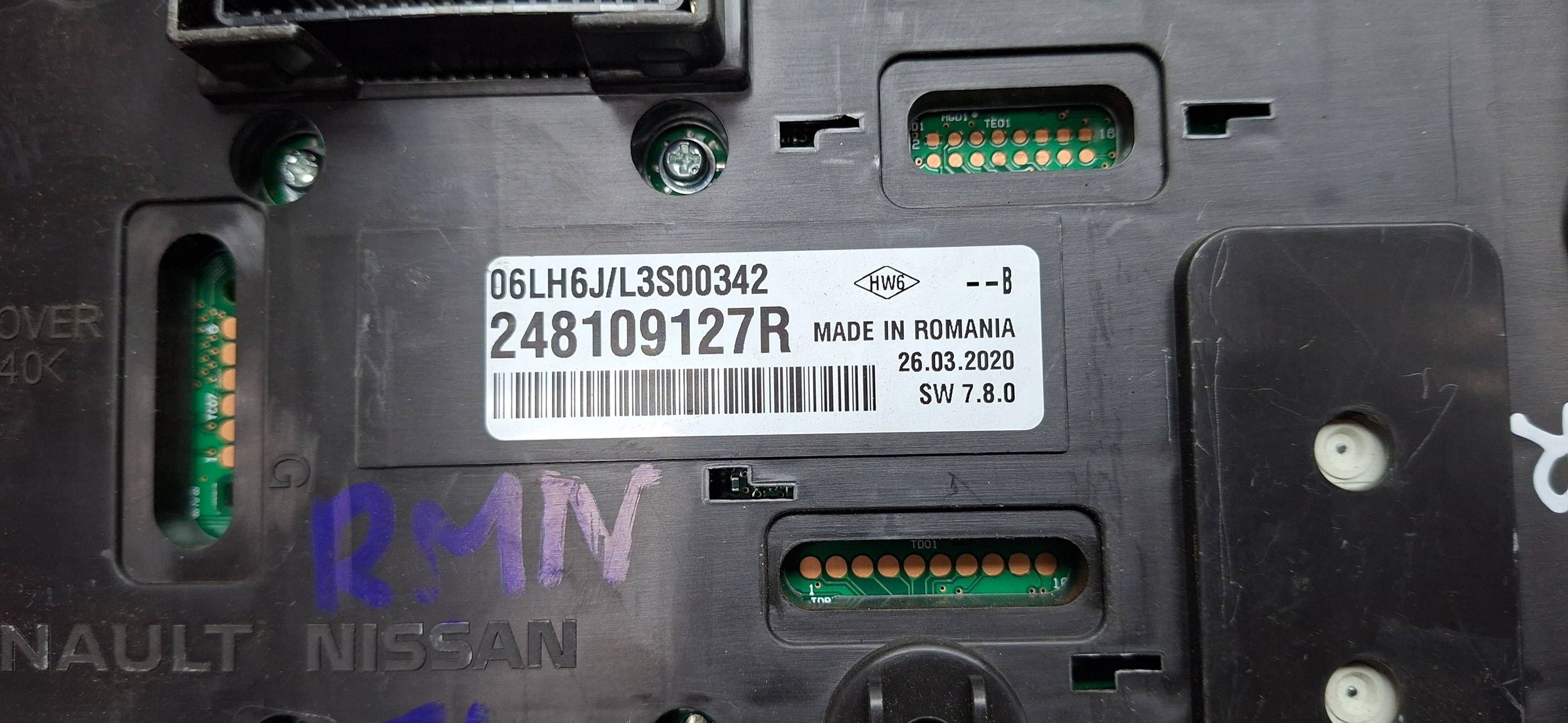 dials 248109127R RENAULT MEGANE IV LIFT 2020
