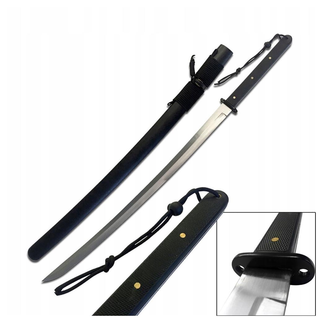 Meč Katana Ninja tréninkový s pouzdrem ocel 1045 100 cm D129