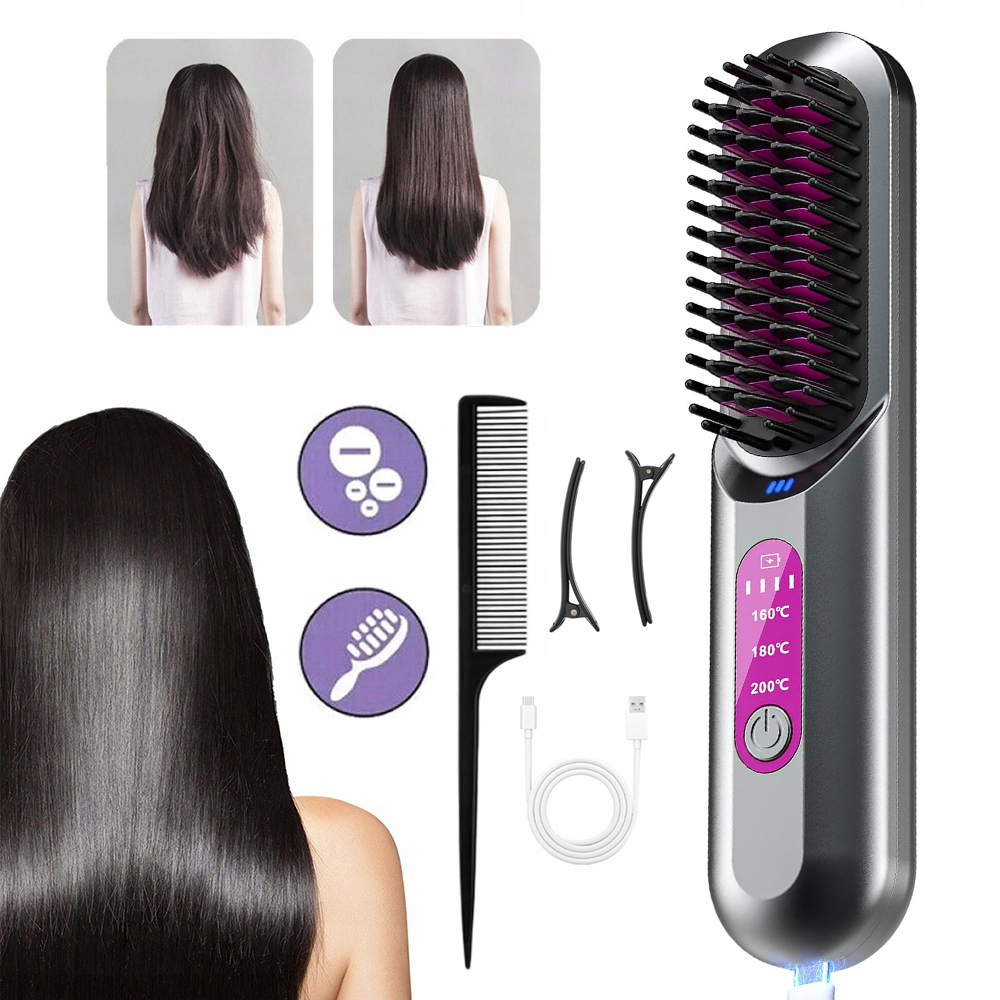 Žehlička Na Vlasy, Kartáč Na Vlasy, Pro Profesionální Salon I Domácnost