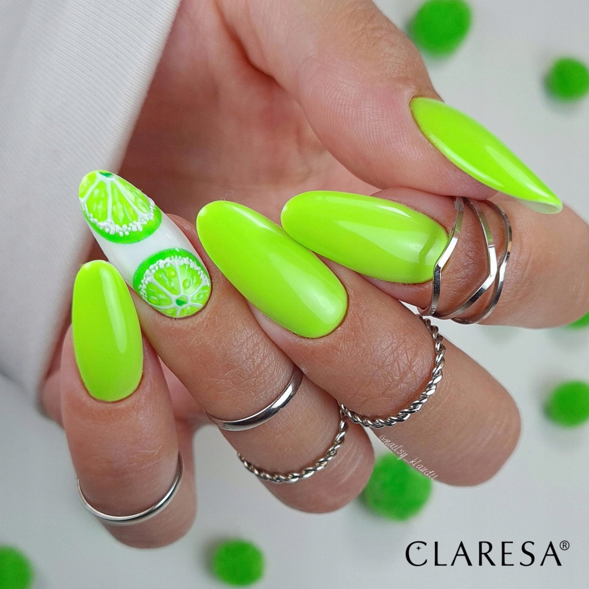 Claresa Lakier hybrydowy Fluo 2 5g Marka Claresa