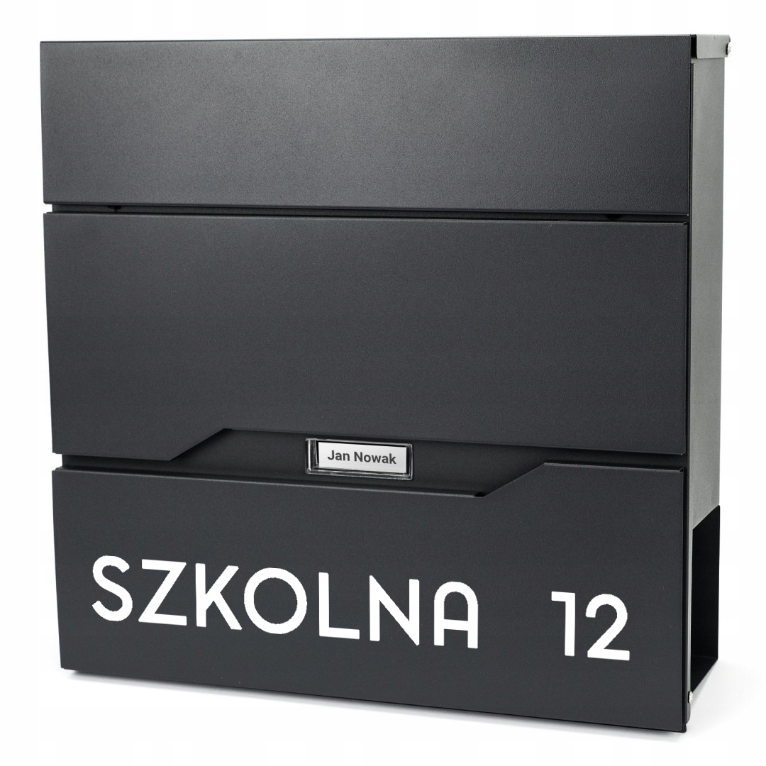 Velká Poštovní Schránka XXL Číslo Domu Různé Vzory