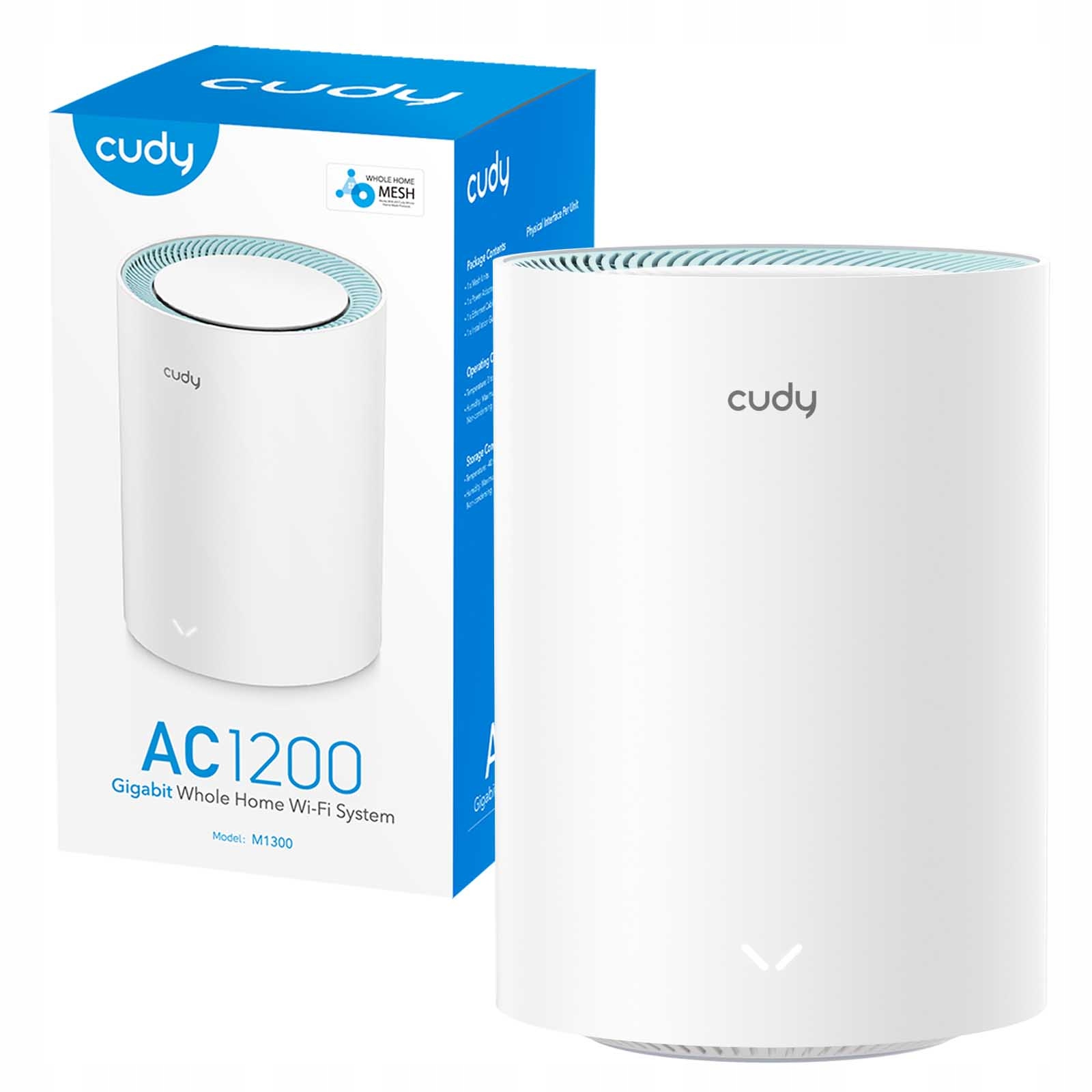Cudy M1300 router access point WiFi 2.4/5GHz AC1200 Mesh Vlan Vpn