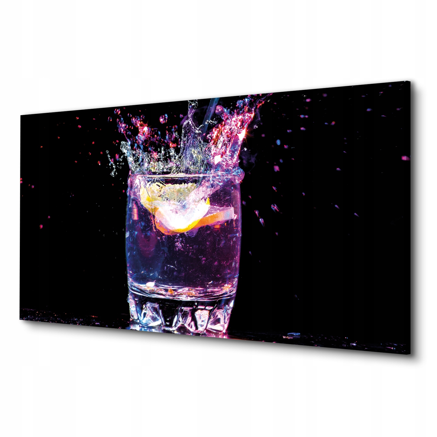 

Fotoobraz na płótnie napój drink krople 100x50