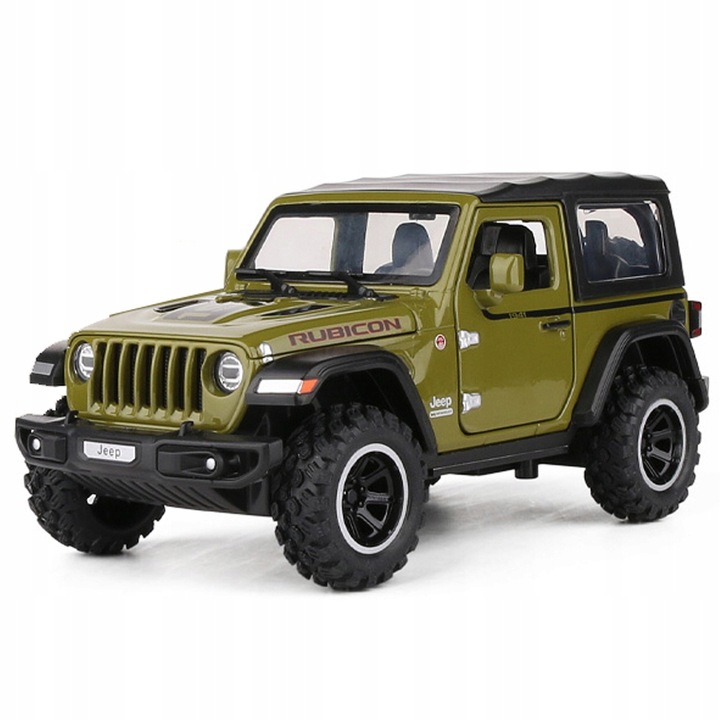 Jeep Wrangler Rubicon 1941 1:32 otevírací dveře světla Led zvuk