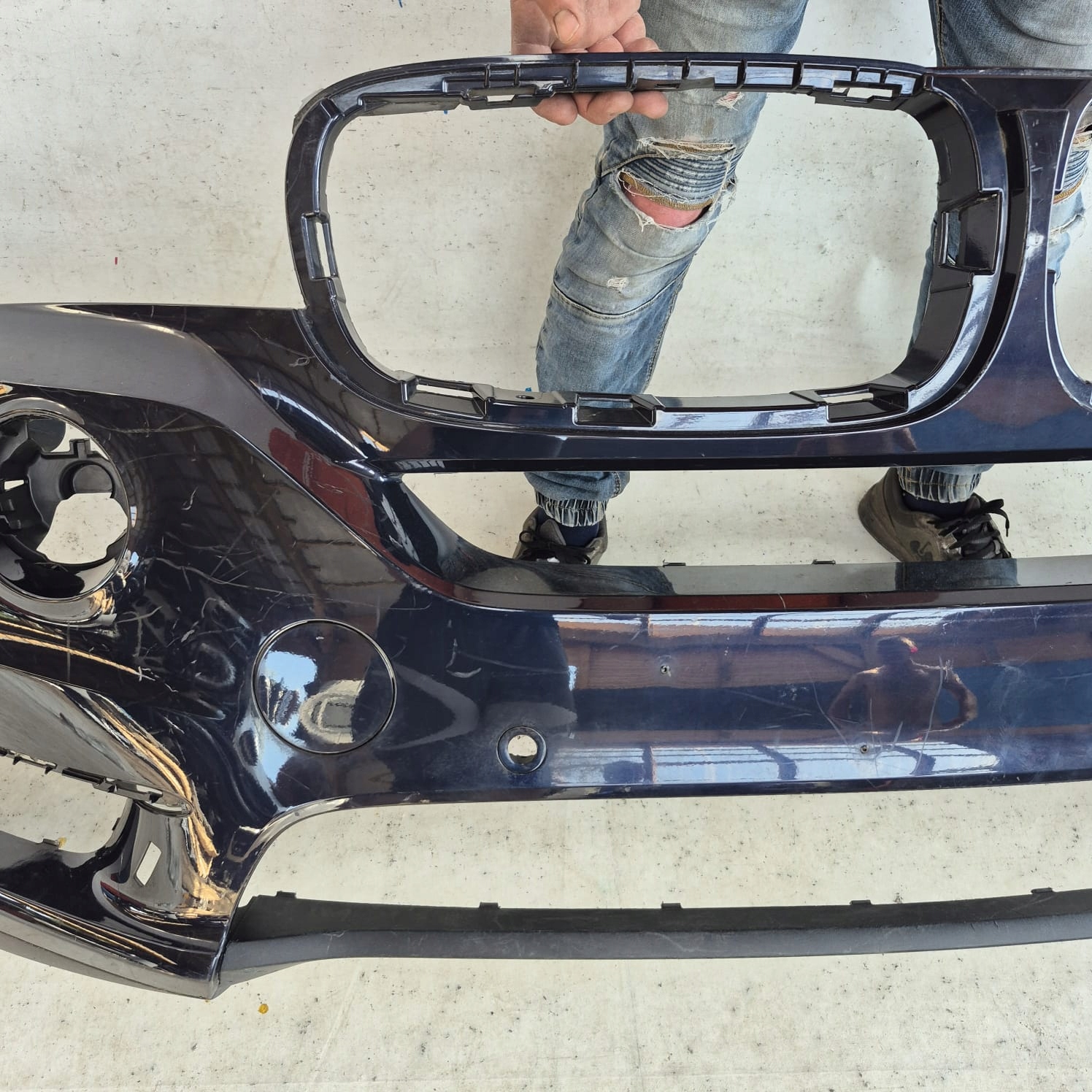 BMW X5 F15 13-18 bumper front front washer PDC