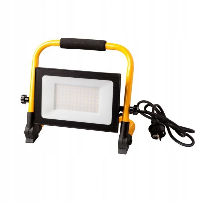 Stavební Led reflektor s kabelem 1,5 m, 100W, 4000K, IP65 Ecolight
