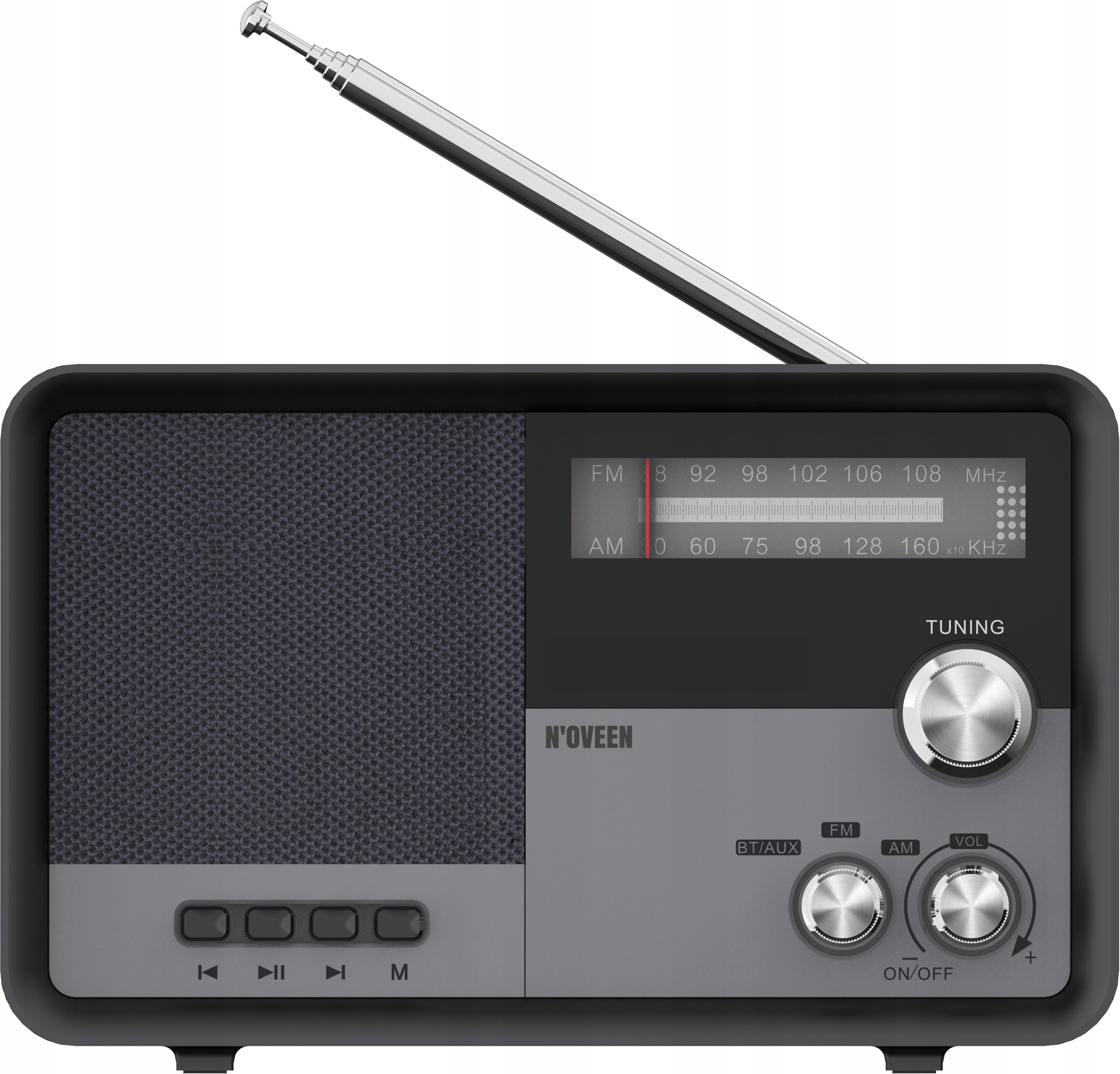 KLASYCZNE RADIO KUCHENNE RETRO VINTAGE BLUETOOTH akumulatorowe AM FM Model PR950