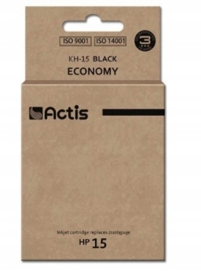 Actis, Tusz do Hp KH-15 (zamiennik 15 C6615) black (czarny)