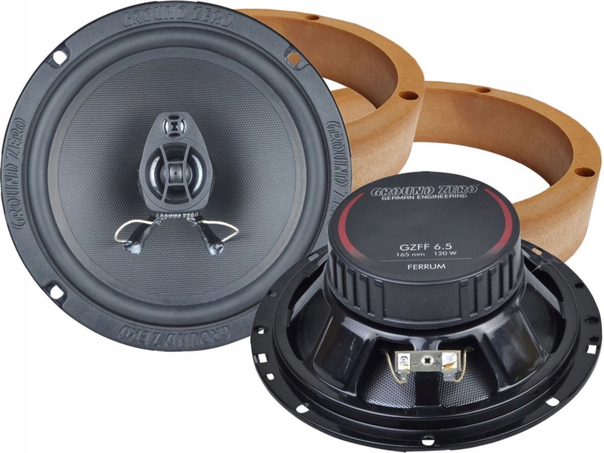 Ground Zero Gzff 6.5 reproduktory Vw Tiguan II 2 zadní