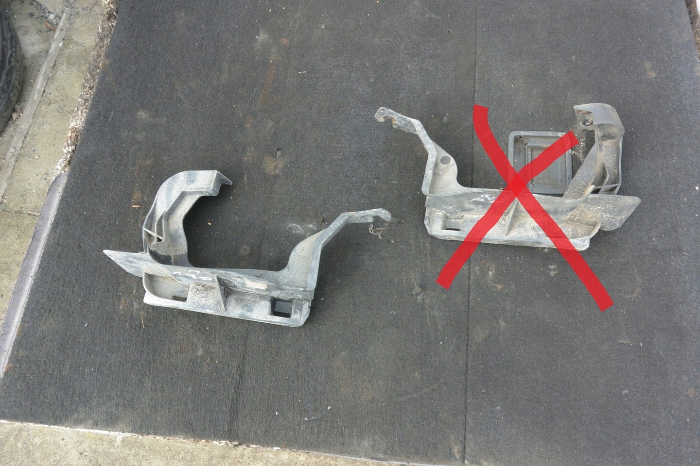 WSPORNIK UCHWYT ZDERZAKA NADKOLA MERCEDES GL X164