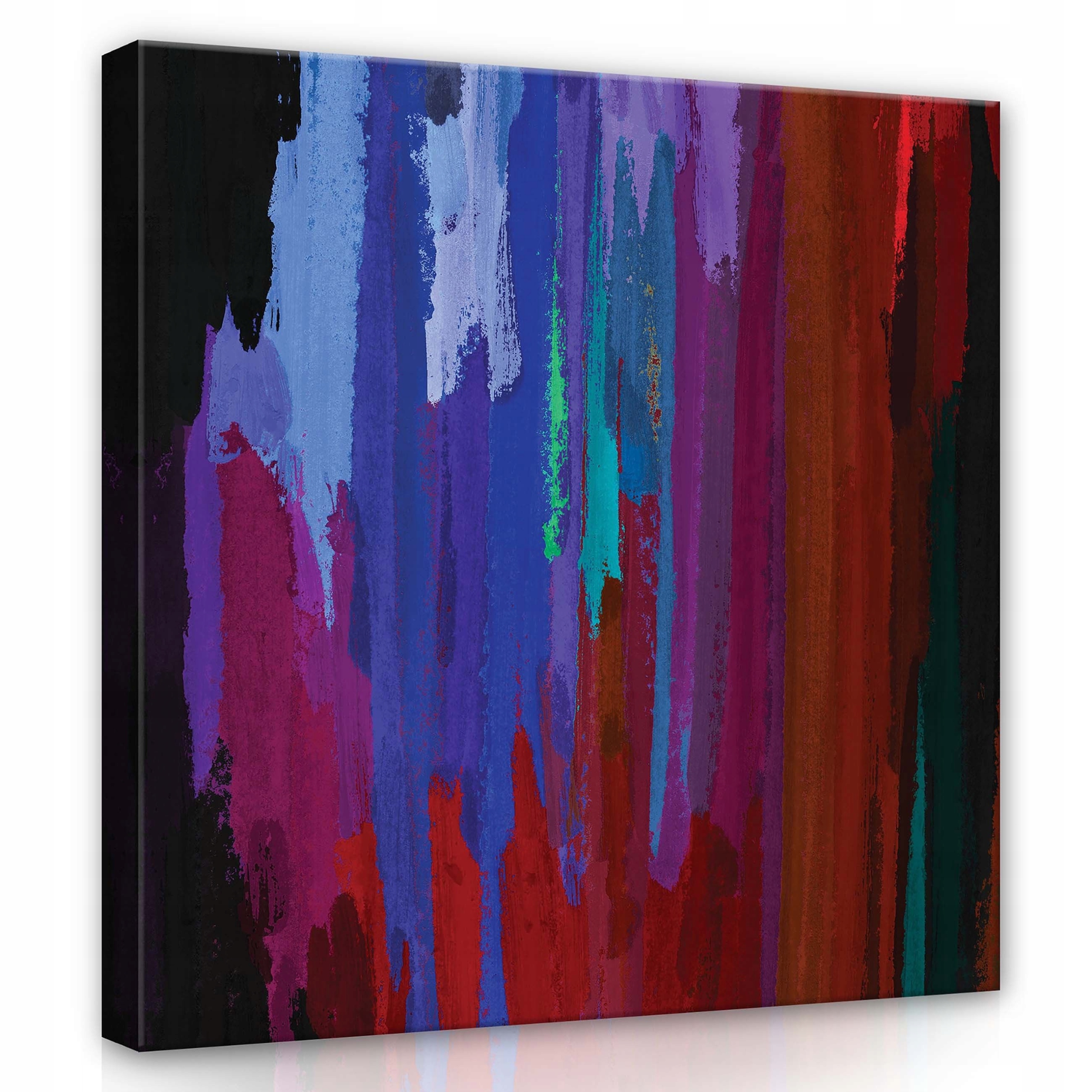 Obraz 80x80 Abstrakce barevné tahy dynamika energie emoce