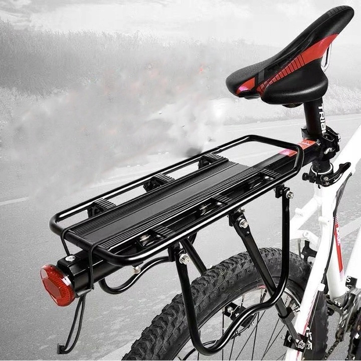 BAGAŻNIK ROWEROWY TYLNY ALUMINIUM UNIWERSALNY 50KG Rodzaj tylny