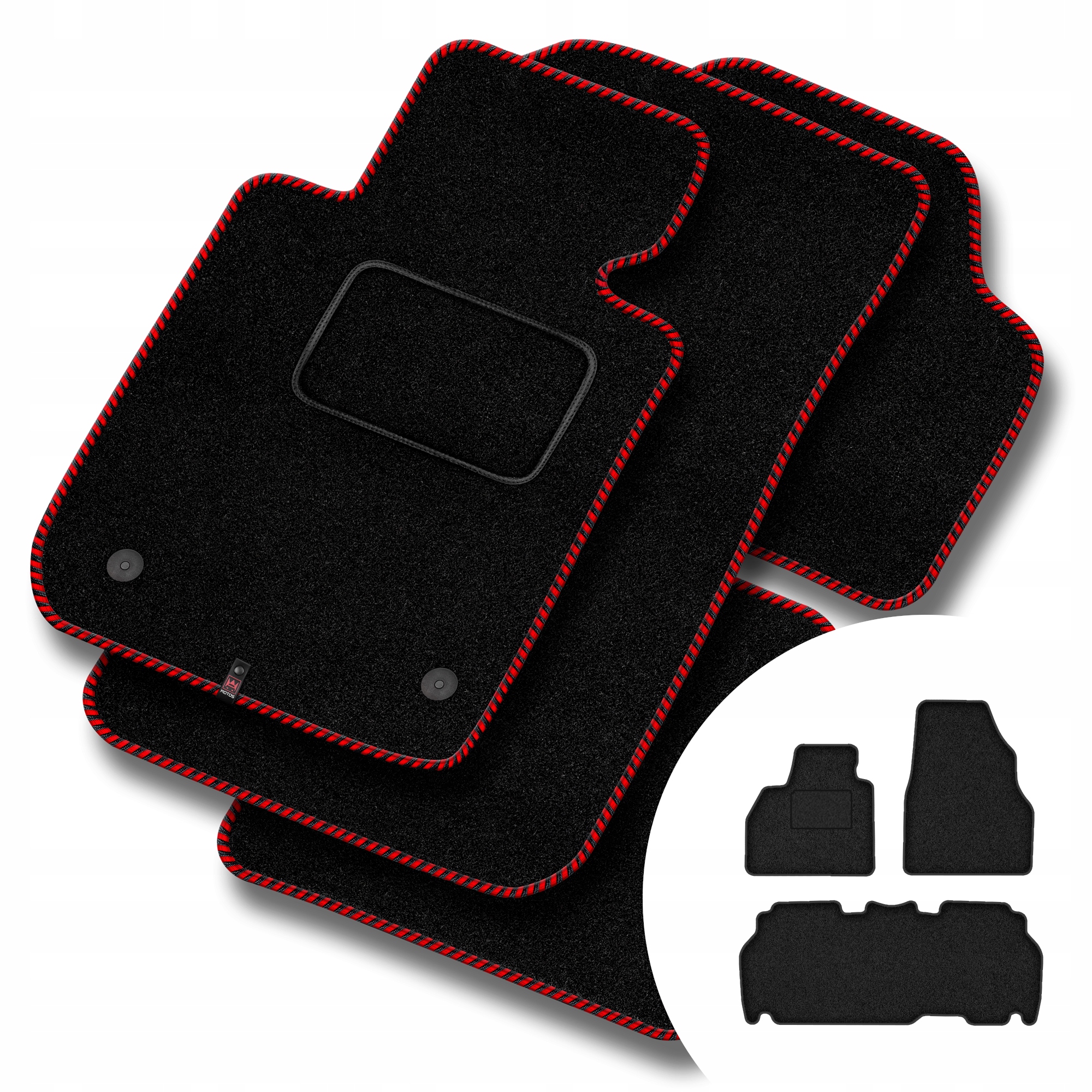Velurové koberce Streak pro Renault Kangoo II 2007-2021