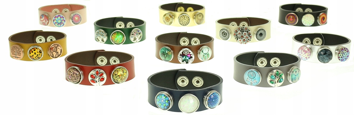 

Bransoletka Napy Skórzana Zatrzask 11 Pl Pr