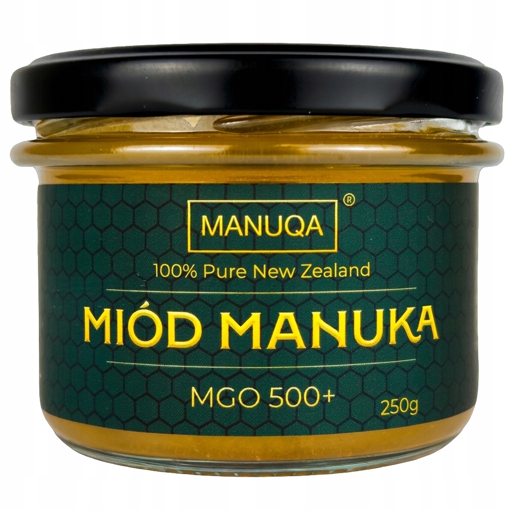 Miód Manuka Mgo 500+ 250 g Manuqa
